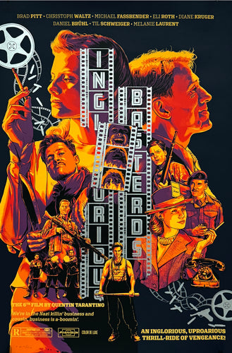 JOSHUA BUDICH 'Inglourious Basterds' (2020) Screen Print (black)