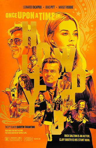 JOSHUA BUDICH 'Once Upon a Time in Hollywood' (2020) Screen Print