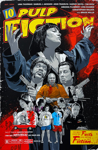 JOSHUA BUDICH 'Pulp Fiction' (2023) Screen Print