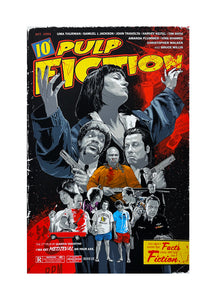 JOSHUA BUDICH 'Pulp Fiction' (2023) Screen Print - Signari Gallery 