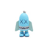 KAWS x OriginalFake 'Blitz' (2011) Rare Vinyl Figure Keychain (blue)