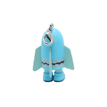 Load image into Gallery viewer, KAWS x OriginalFake &#39;Blitz&#39; (2011) Rare Vinyl Figure Keychain (blue)