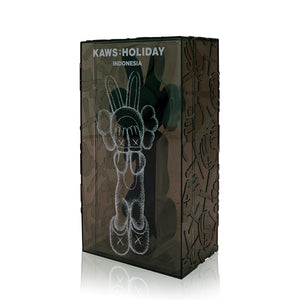 KAWS 'Holiday Indonesia' (2023) Vinyl Art Figure (black) - Signari Gallery 