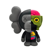 Load image into Gallery viewer, KAWS x BAPE &#39;Milo&#39; (2011) Rare Designer Vinyl Art Figure (black)