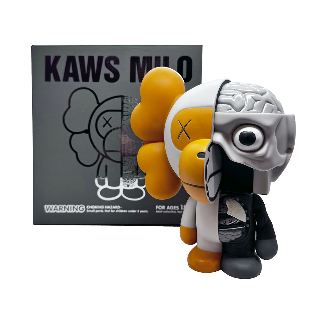 KAWS x BAPE 'Milo' (2011) Rare Designer Vinyl Art Figure (grey)