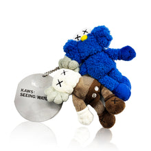 Load image into Gallery viewer, KAWS &#39;Seeing/Watching&#39; (2018) Plush Keychain Figure Set