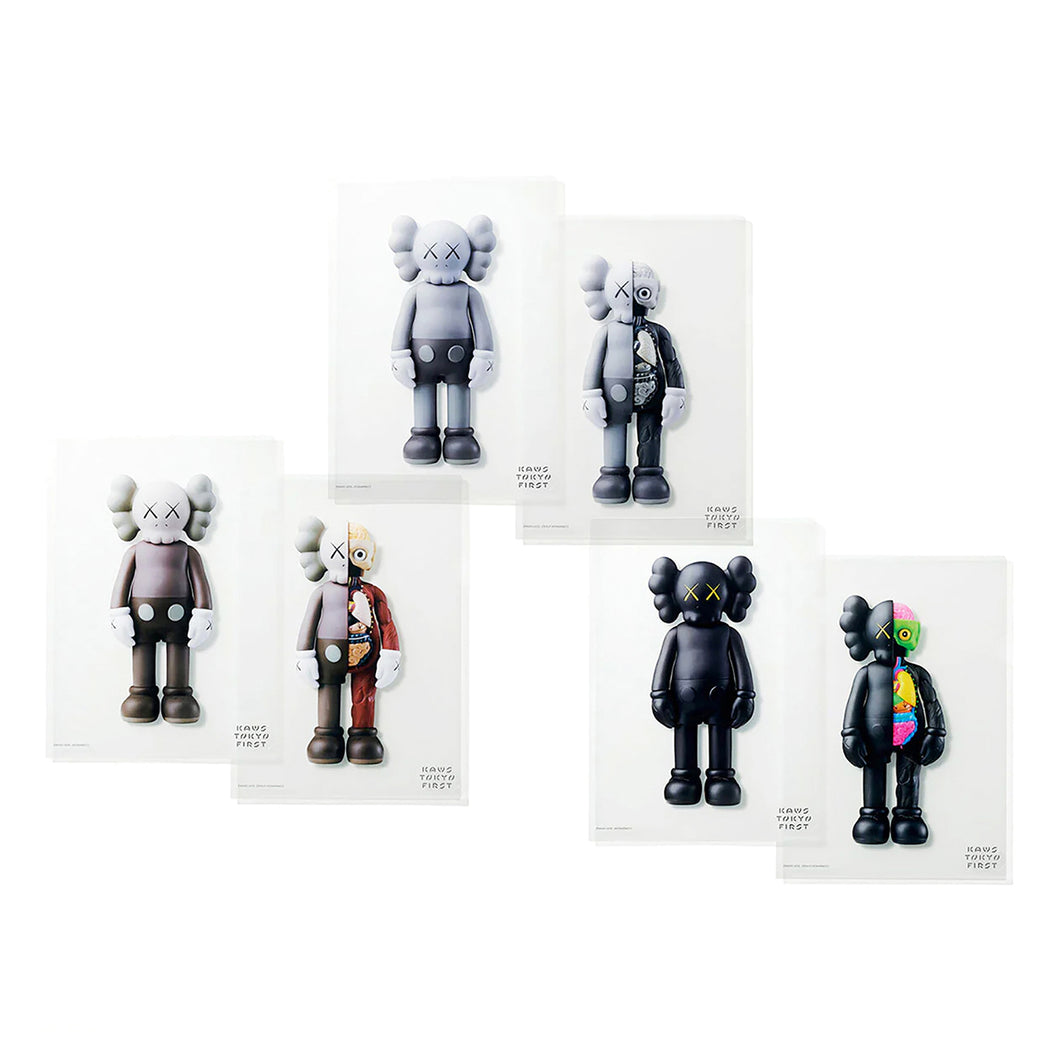 KAWS 'Tokyo First: Companion + Flayed Companion' (2021) Clear File Folder Set