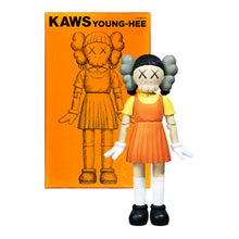 Load image into Gallery viewer, KAWS &#39;Squid Game: Young-Hee&#39; (2025) Designer Vinyl Art Figure (coloured)