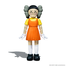 Load image into Gallery viewer, KAWS &#39;Squid Game: Young-Hee&#39; (2025) Designer Vinyl Art Figure (coloured)