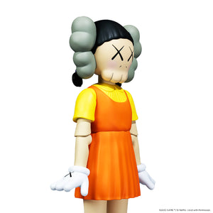 KAWS 'Squid Game: Young-Hee' (2025) Designer Vinyl Art Figure (coloured)