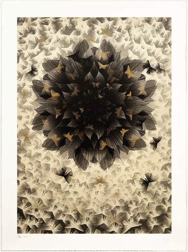 KAI + SUNNY 'Just an Illusion' (2013) Rare Screen Print (gold) - Signari Gallery 