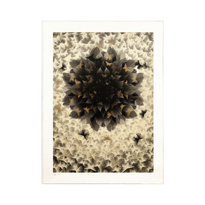 KAI + SUNNY 'Just an Illusion' (2013) Rare Screen Print (gold) - Signari Gallery 