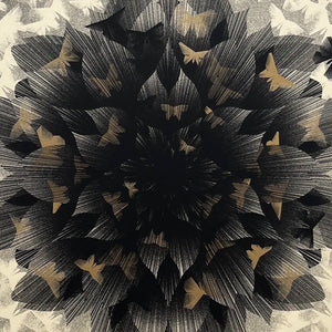 KAI + SUNNY 'Just an Illusion' (2013) Rare Screen Print (gold) - Signari Gallery 