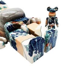 Load image into Gallery viewer, KATSUSIKA HOKUSAI x Be@rbrick 'The Great Wave...' (2021) Rare Designer Art Figure Set