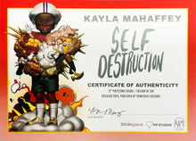 Load image into Gallery viewer, KAYLA MAHAFFEY &#39;Self Destruction&#39; Polystone Art Figure - Signari Gallery 