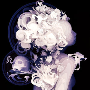 KAZUKI TAKAMATSU 'Impression of Death' Rare Giclée on Canvas - Signari Gallery 