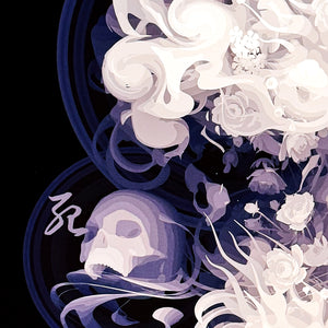 KAZUKI TAKAMATSU 'Impression of Death' Rare Giclée on Canvas - Signari Gallery 