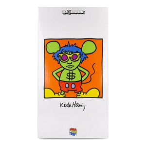 KEITH HARING x Be@rbrick 'Andy Mouse' (2020) Designer Art Figure (400%)