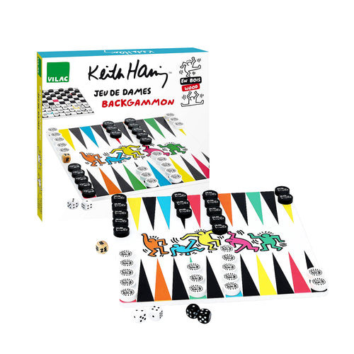 KEITH HARING 'Backgammon + Checkers' (2019) Limited Edition Game Set