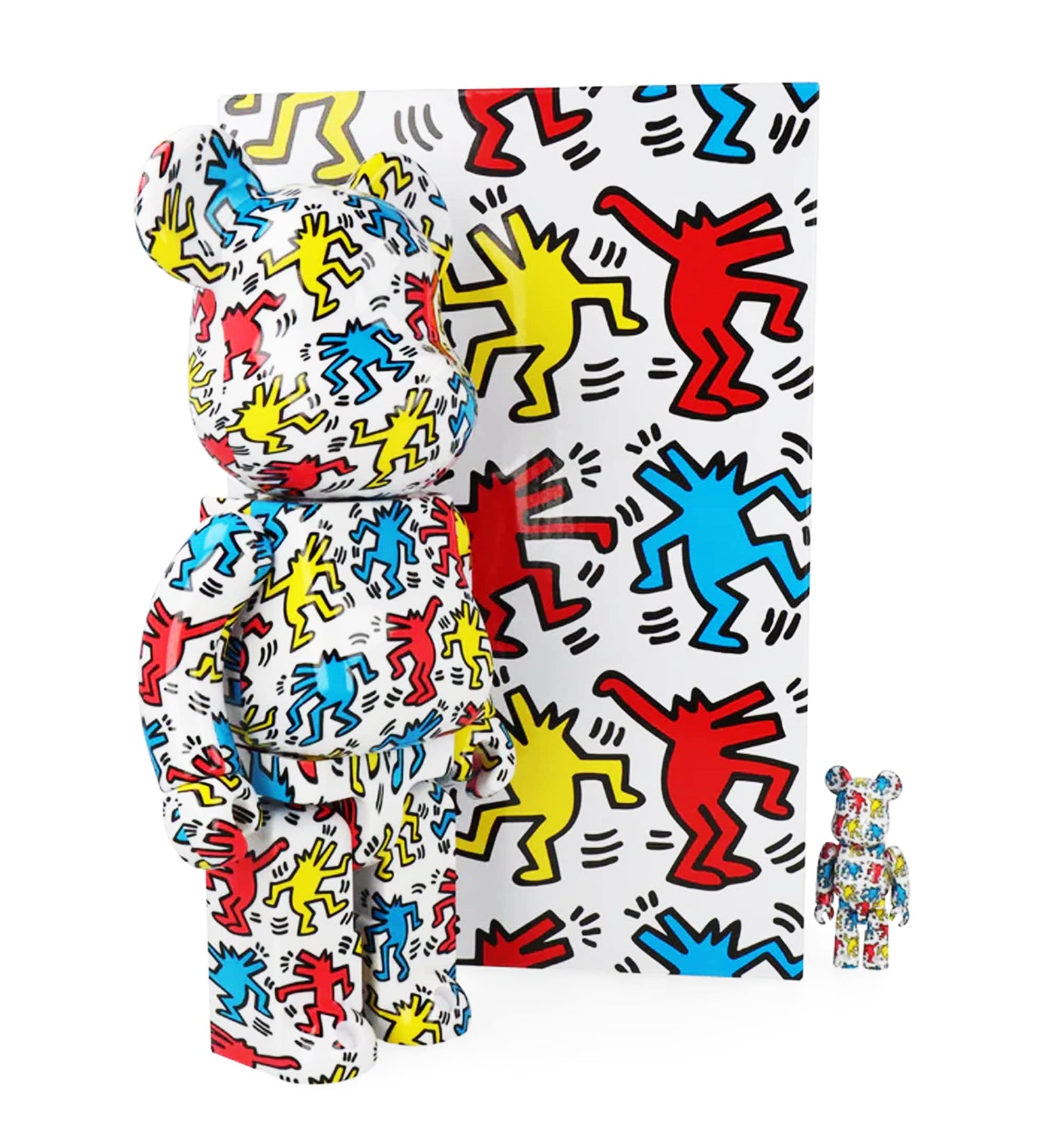 KEITH HARING x Be@rbrick 'Dancing Dogs' Art Figure Set | Signari