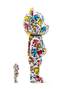 KEITH HARING x Be@rbrick 'Dancing Dogs' Art Figure Set - Signari Gallery 