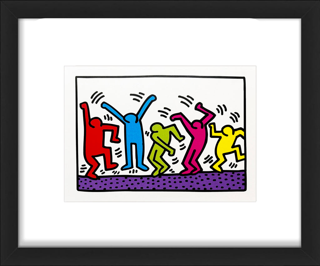 KEITH HARING x Tate London 'Untitled (Dancing Figures)' (2019) Original (framed) Show Card