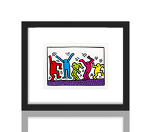 Load image into Gallery viewer, KEITH HARING x Tate London &#39;Untitled (Dancing Figures)&#39; (2019) Original (framed) Show Card