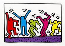 Load image into Gallery viewer, KEITH HARING x Tate London &#39;Untitled (Dancing Figures)&#39; (2019) Original (framed) Show Card