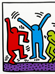 KEITH HARING x Tate London 'Untitled (Dancing Figures)' (2019) Original (framed) Show Card