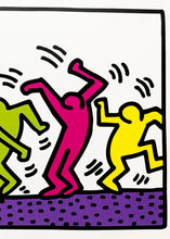 Load image into Gallery viewer, KEITH HARING x Tate London &#39;Untitled (Dancing Figures)&#39; (2019) Original (framed) Show Card