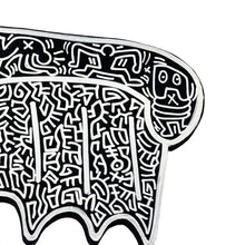 Load image into Gallery viewer, KEITH HARING &#39;Flying Devil&#39; (1988) Hand-Painted/Doodled Original on Wood - Signari Gallery 