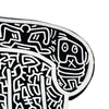 KEITH HARING 'Flying Devil' (1988) Hand-Painted/Doodled Original on Wood - Signari Gallery 