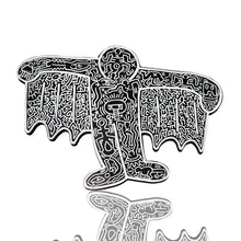 Load image into Gallery viewer, KEITH HARING &#39;Flying Devil&#39; (1988) Hand-Painted/Doodled Original on Wood - Signari Gallery 