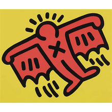 Load image into Gallery viewer, KEITH HARING &#39;Flying Devil&#39; (1988) Hand-Painted/Doodled Original on Wood - Signari Gallery 