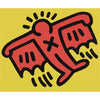 KEITH HARING 'Flying Devil' (1988) Hand-Painted/Doodled Original on Wood - Signari Gallery 
