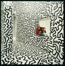 Load image into Gallery viewer, KEITH HARING &#39;Flying Devil&#39; (1988) Hand-Painted/Doodled Original on Wood - Signari Gallery 