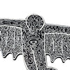 KEITH HARING 'Flying Devil' (1988) Hand-Painted/Doodled Original on Wood - Signari Gallery 