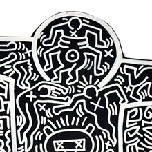 Load image into Gallery viewer, KEITH HARING &#39;Flying Devil&#39; (1988) Hand-Painted/Doodled Original on Wood - Signari Gallery 