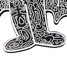 Load image into Gallery viewer, KEITH HARING &#39;Flying Devil&#39; (1988) Hand-Painted/Doodled Original on Wood - Signari Gallery 