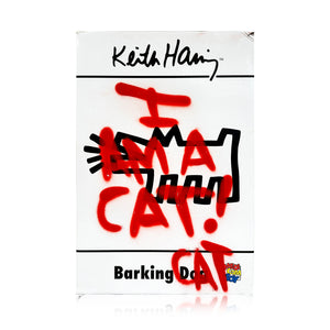 KEITH HARING x DENIAL 'Barking Dog/Cat' (2024) UNIQUE Polystone Designer Art Sculpture