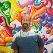 Load image into Gallery viewer, KENNY SCHARF &#39;Blob N&#39; Space&#39; (2022) Framed Premium Vinyl Sticker - Signari Gallery 