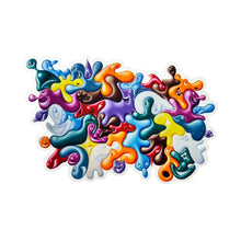 Load image into Gallery viewer, KENNY SCHARF &#39;Blob N&#39; Space&#39; (2022) Framed Premium Vinyl Sticker - Signari Gallery 