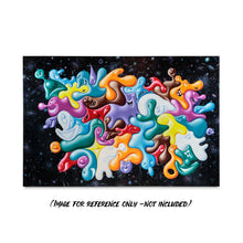 Load image into Gallery viewer, KENNY SCHARF &#39;Blob N&#39; Space&#39; (2022) Framed Premium Vinyl Sticker - Signari Gallery 