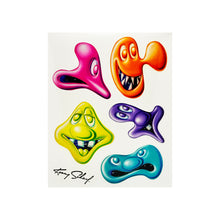 Load image into Gallery viewer, KENNY SCHARF &#39;Blobosis&#39; (2023) Glossy Character Sticker Sheet