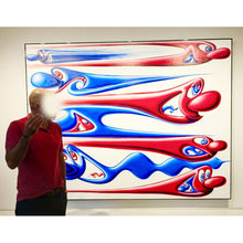 Load image into Gallery viewer, KENNY SCHARF &#39;L R R L&#39; (2025) Vibrant Bone China Tray - Signari Gallery 
