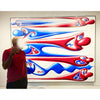 KENNY SCHARF 'L R R L' (2025) Vibrant Bone China Tray - Signari Gallery 