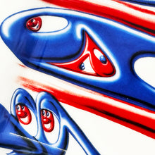 Load image into Gallery viewer, KENNY SCHARF &#39;L R R L&#39; (2025) Vibrant Bone China Tray - Signari Gallery 