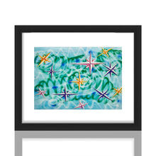 Load image into Gallery viewer, KENNY SCHARF &#39;STARZ&#39; (2020) Framed Greeting/Holiday Card