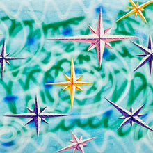 Load image into Gallery viewer, KENNY SCHARF &#39;STARZ&#39; (2020) Framed Greeting/Holiday Card