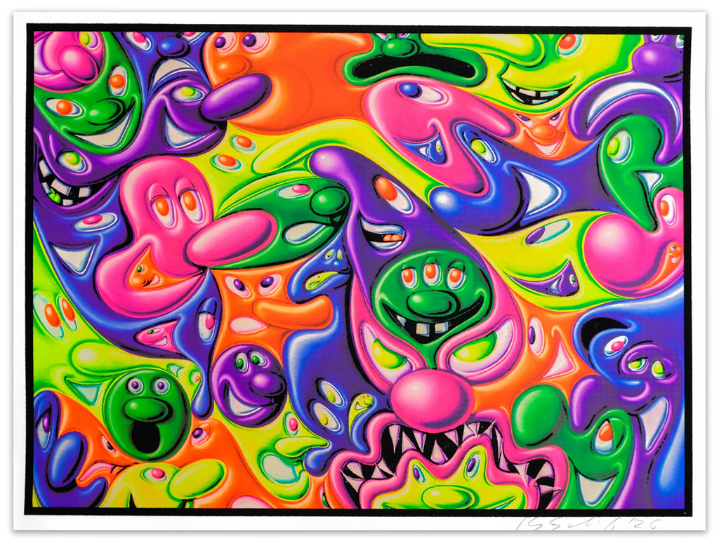 KENNY SCHARF 'Superblobz' (2026) Limited Edition Giclee Print - Signari Gallery 